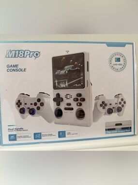 M18Pro Game Console Handheld Game, 2 Wireless Controllers, 256GB, Sealed in Box